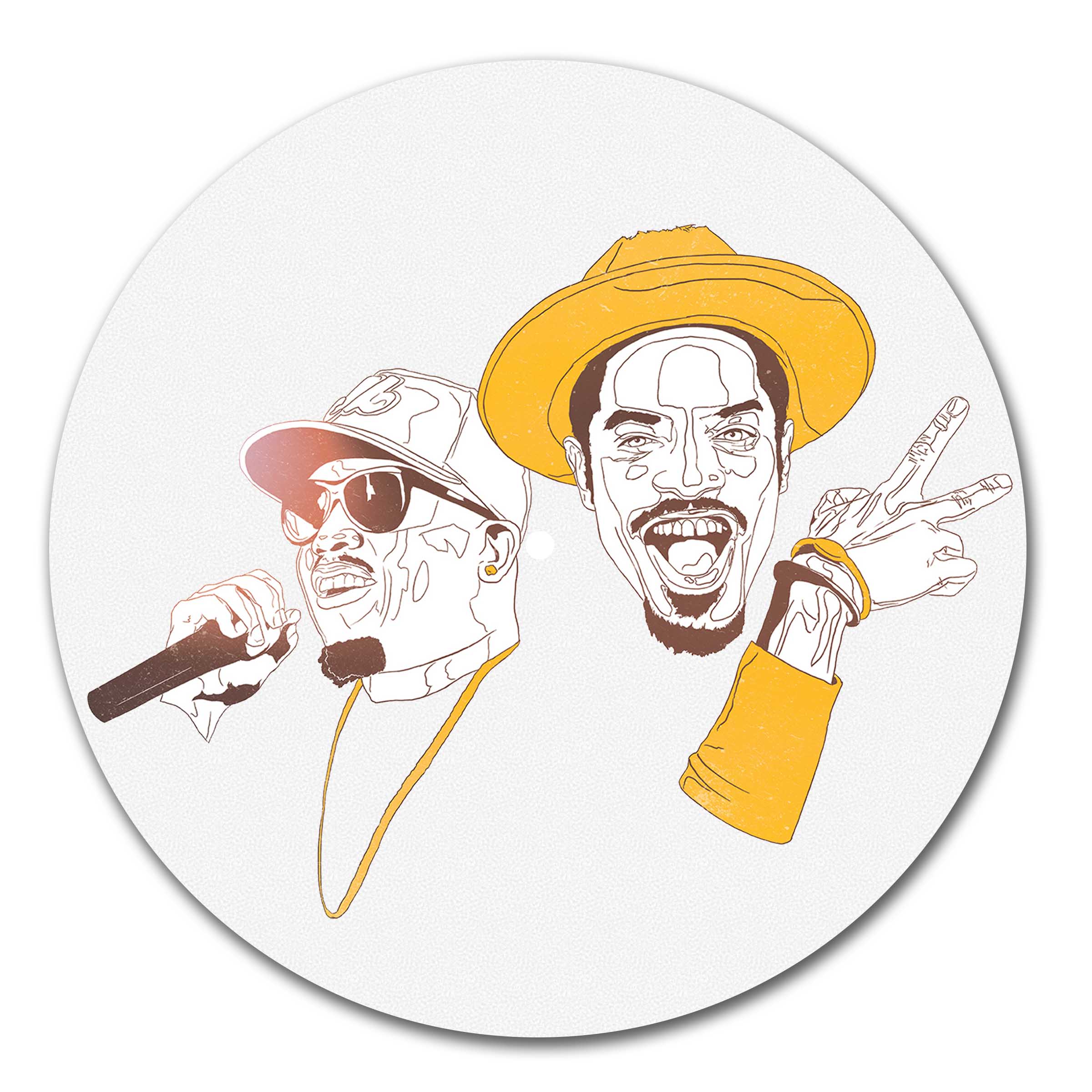 Outkast Characters Turntable Slipmat