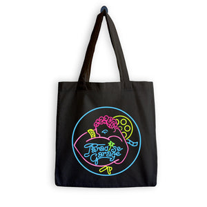 Paradise Garage Neon Logo Tote Bag