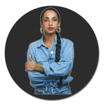 Load image into Gallery viewer, Sade Denim on Denim Turntable Slipmat
