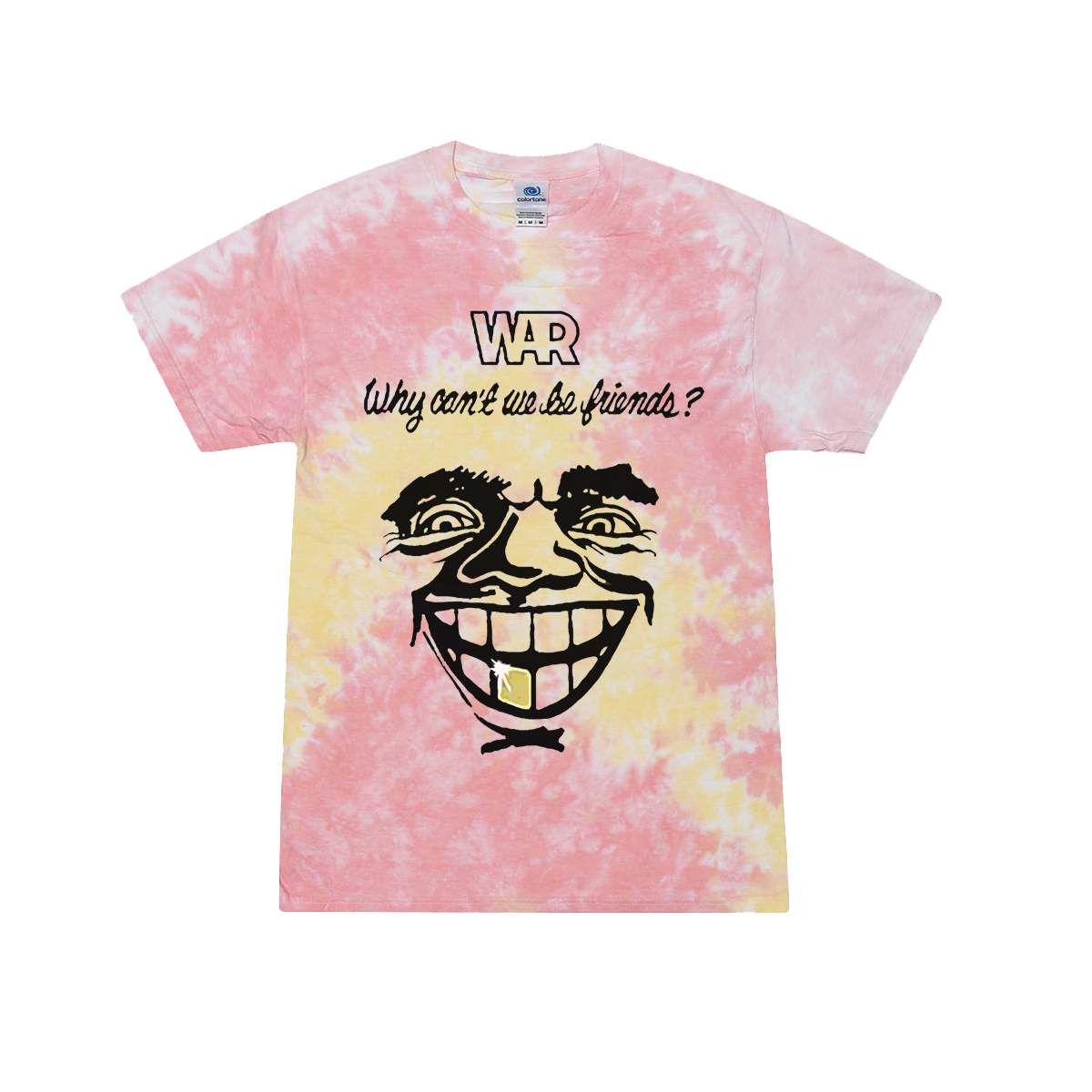 War Why Can't We Be Friends? Tie Dye T-Shirt