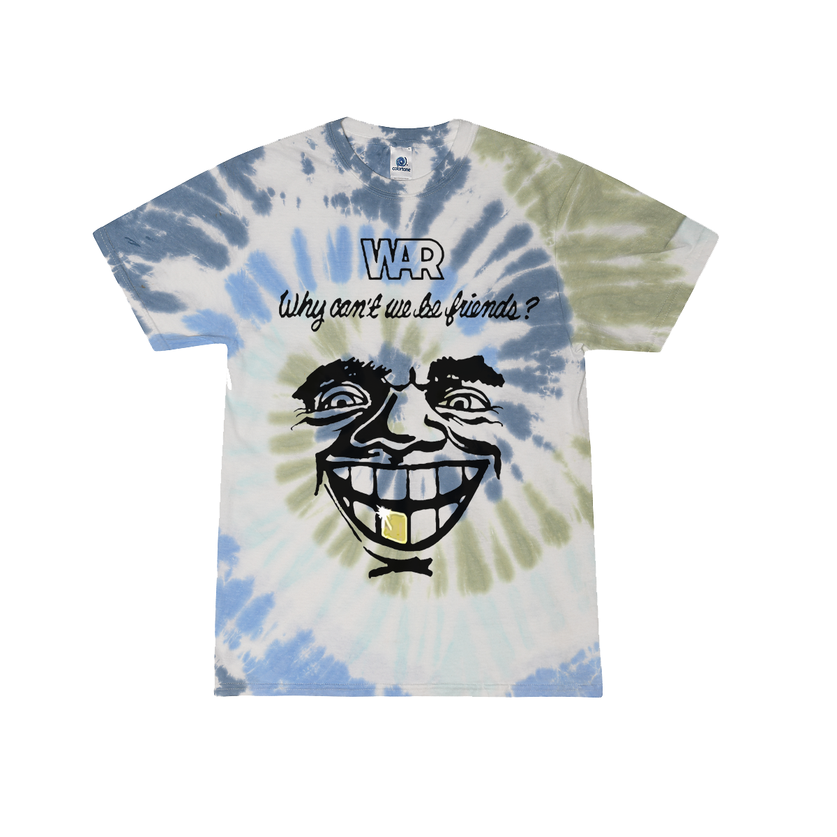 War Why Can't We Be Friends? Tie Dye T-Shirt