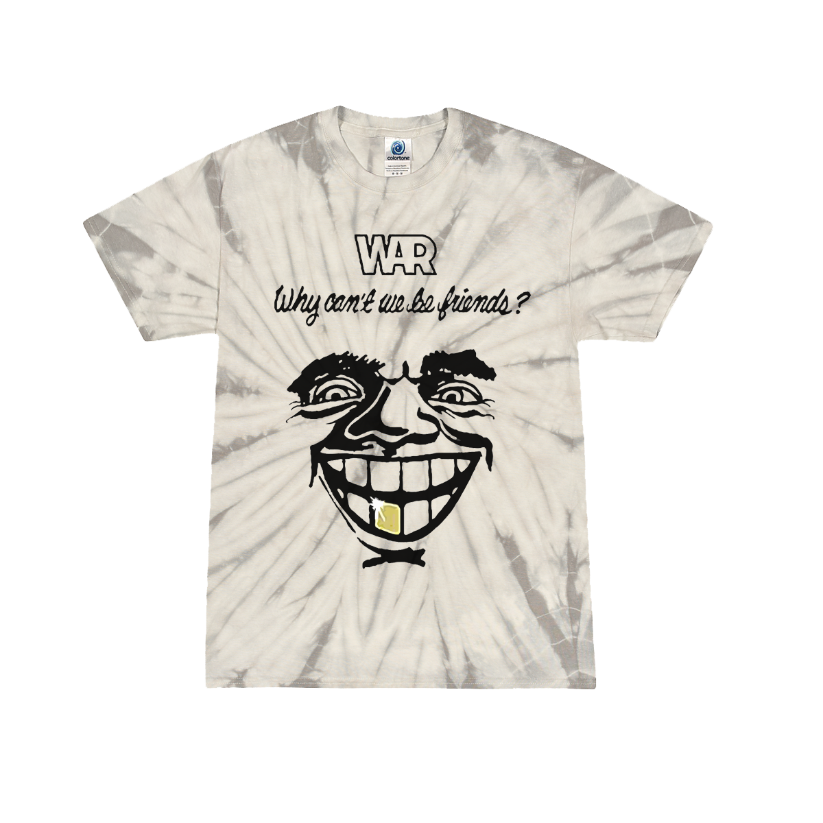 War Why Can't We Be Friends? Tie Dye T-Shirt