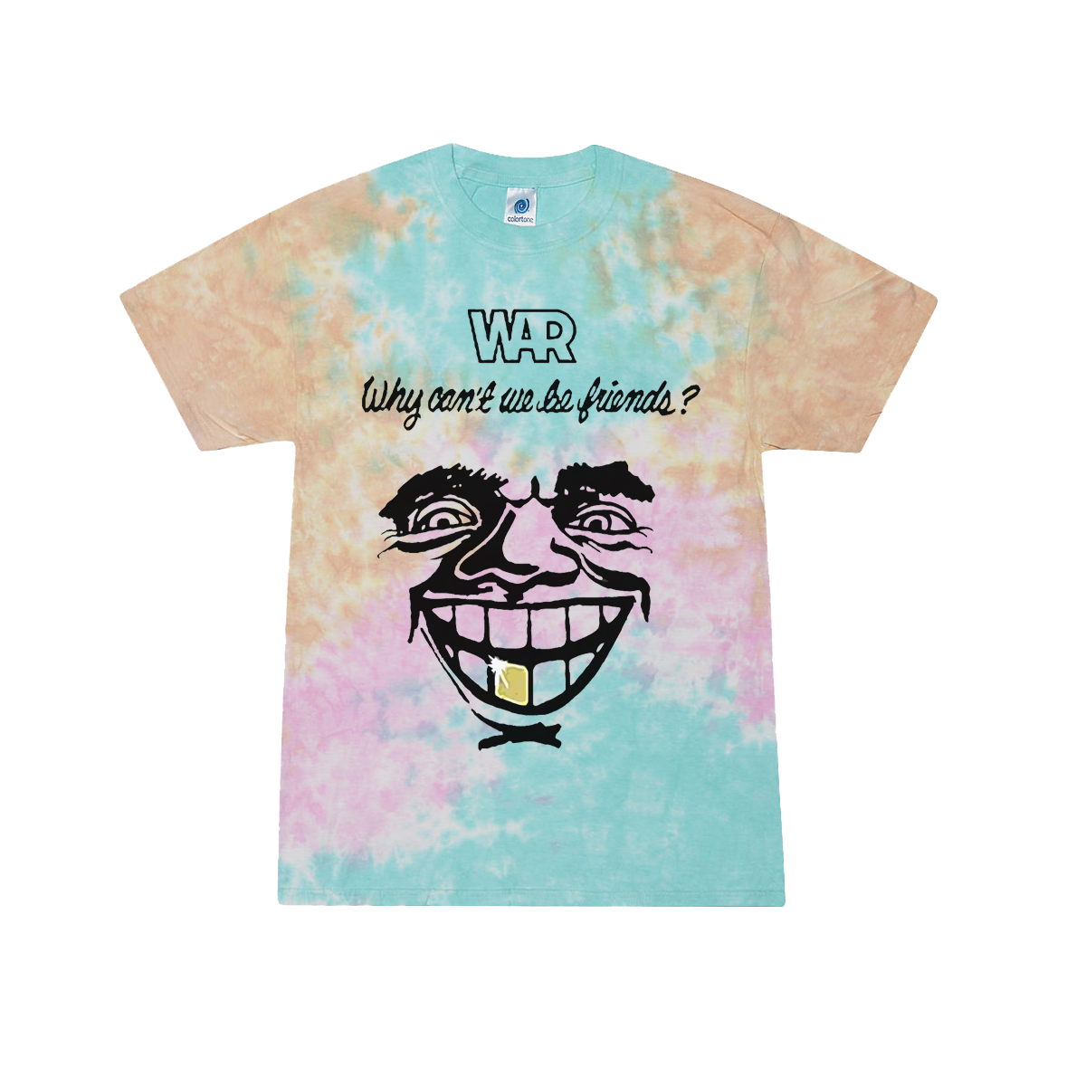 War Why Can't We Be Friends? Tie Dye T-Shirt