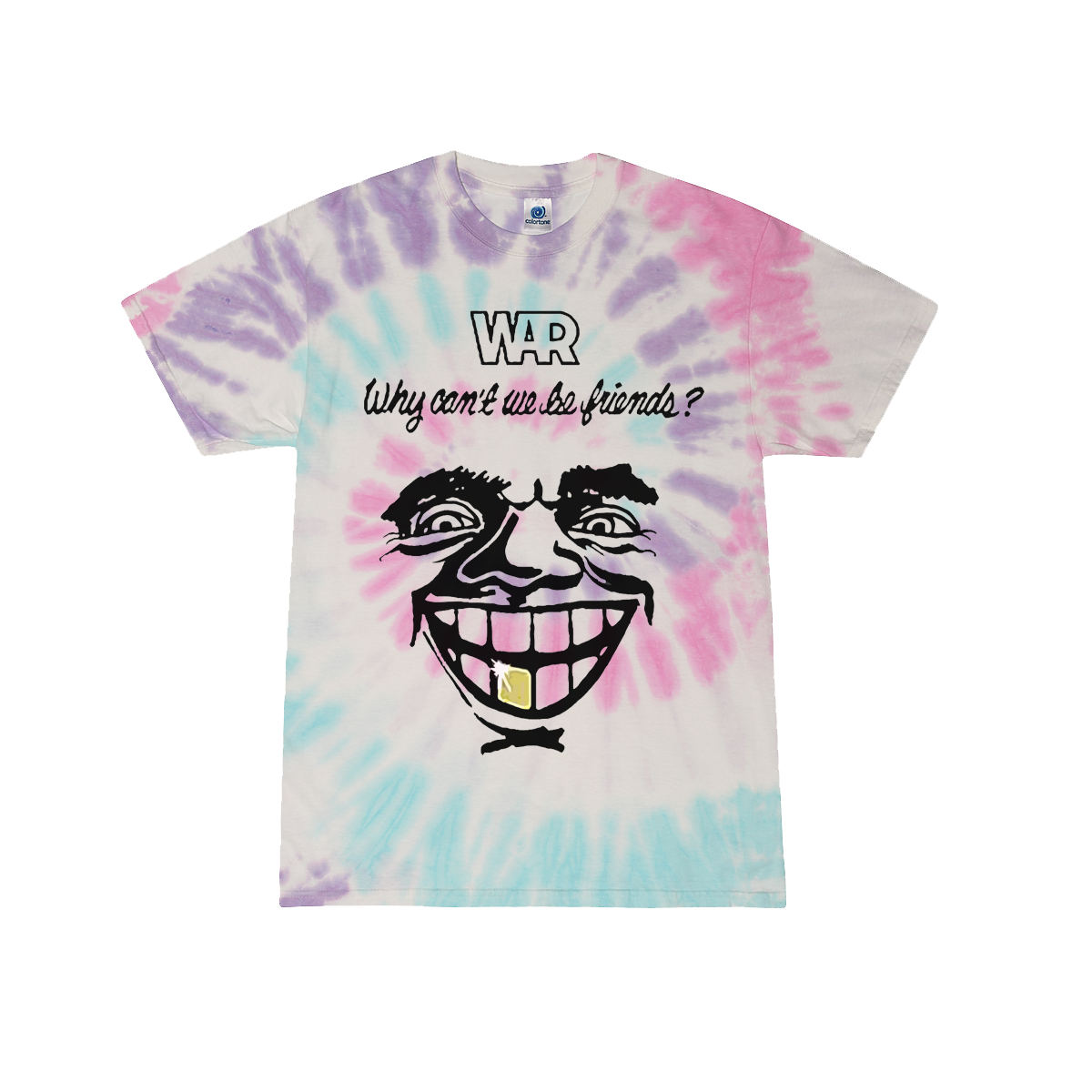 War Why Can't We Be Friends? Tie Dye T-Shirt