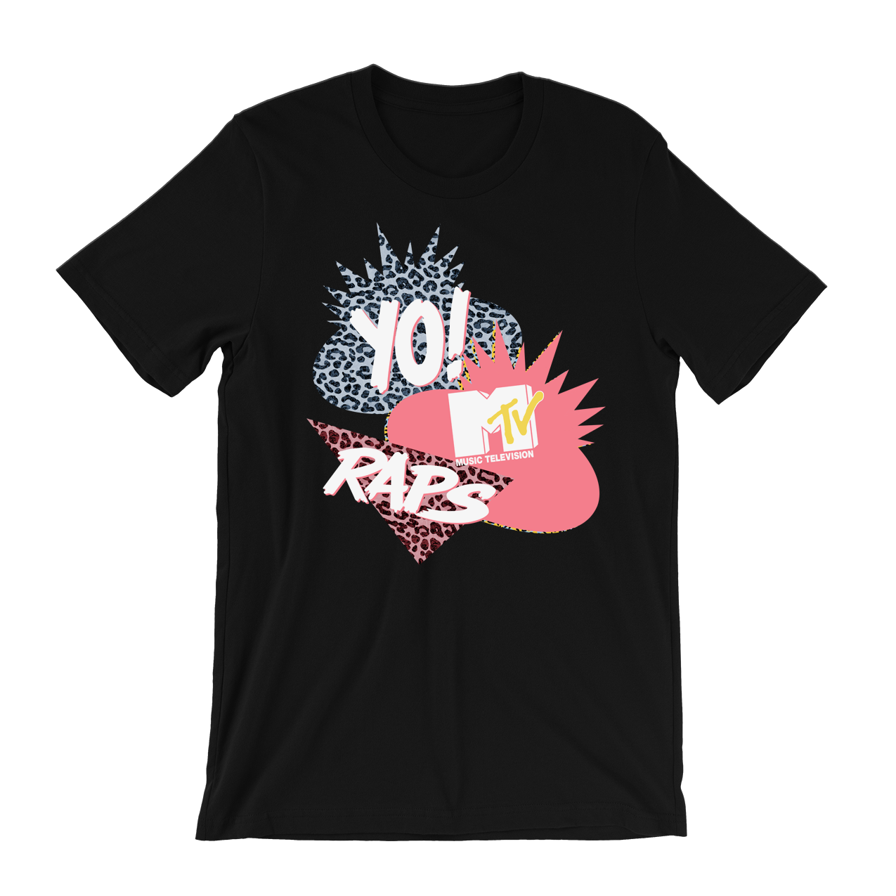 Yo! Mtv Raps Leopard Design T-Shirt