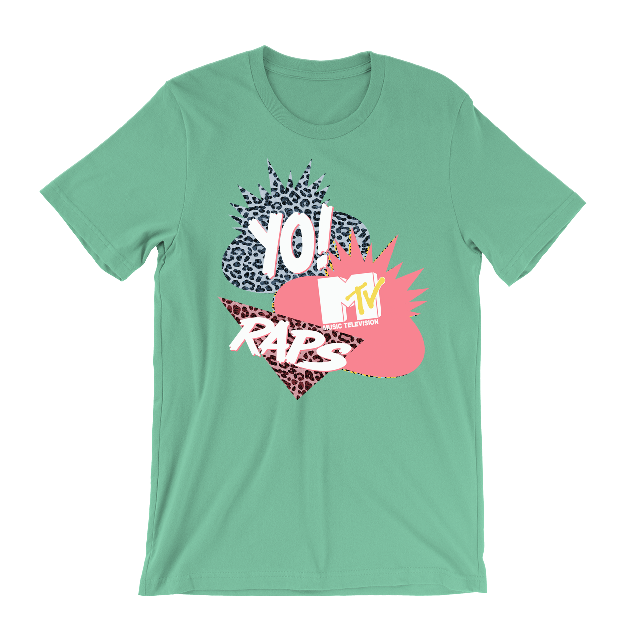 Yo! Mtv Raps Leopard Design T-Shirt