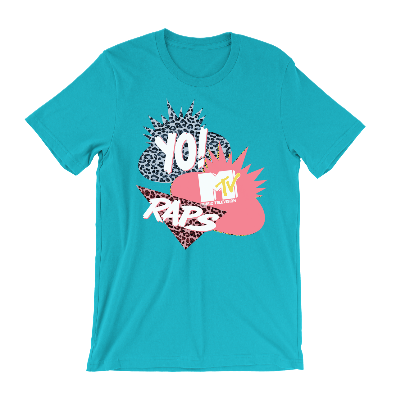 Yo! Mtv Raps Leopard Design T-Shirt