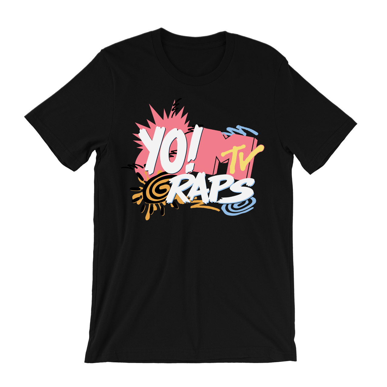 Yo! Mtv Raps Spiral Design T-Shirt