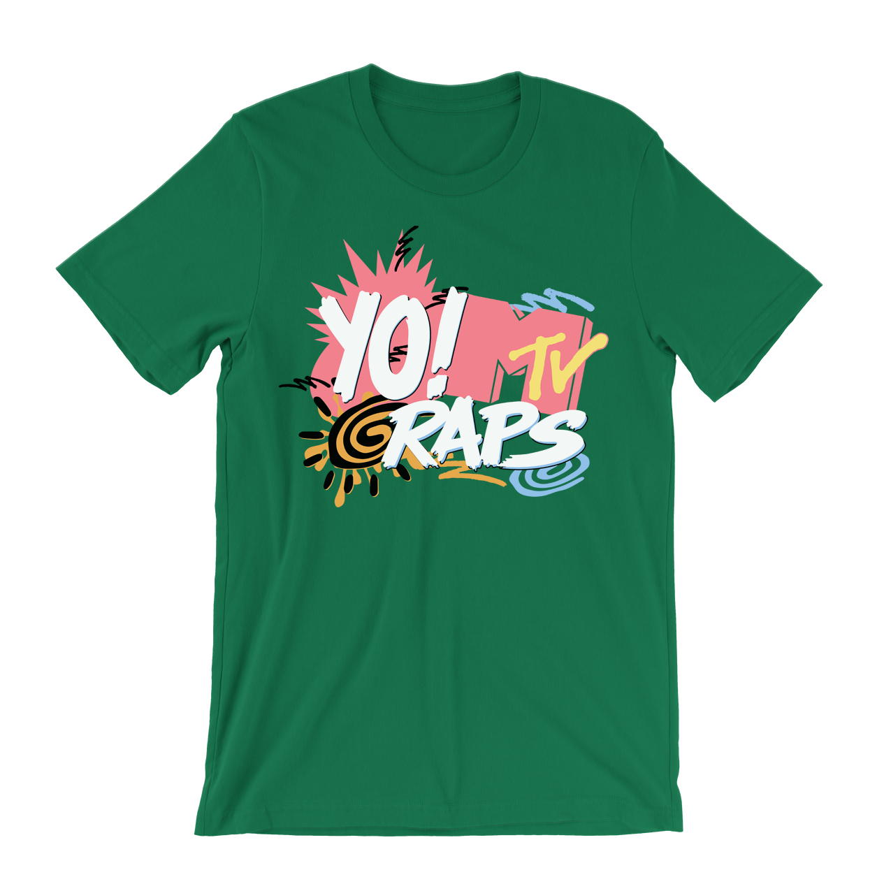 Yo! Mtv Raps Spiral Design T-Shirt