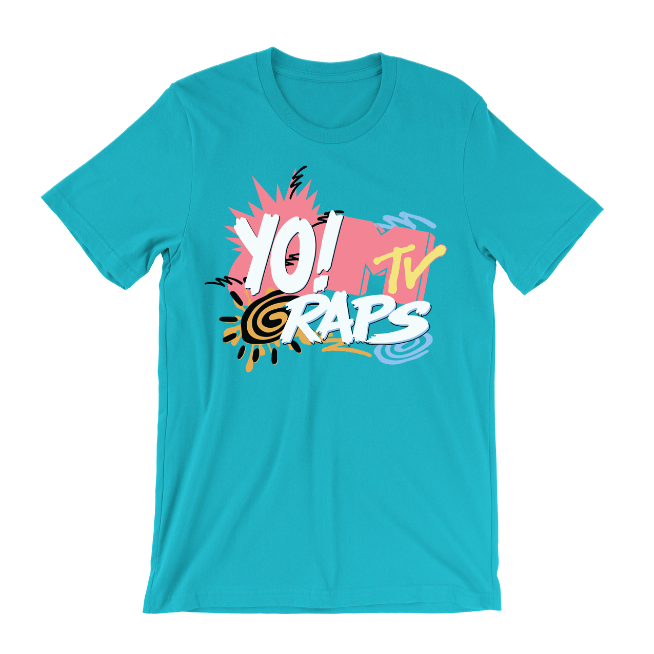 Yo! Mtv Raps Spiral Design T-Shirt